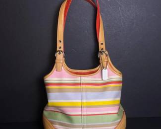 286 coachlegacystripebagfabricleatherw