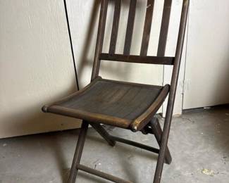 064 vintagefoldingchairconsistoryno8in