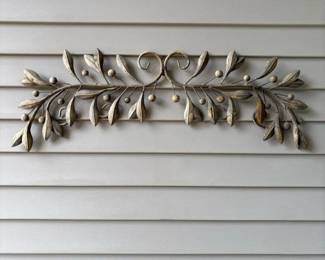 023 metalleafbotanicalwallartdecor
