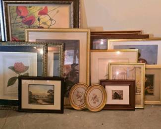 377 lotofframedwallartpiecesvarioussi