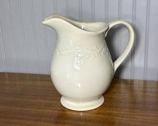 117 creamglazedceramicpitcher