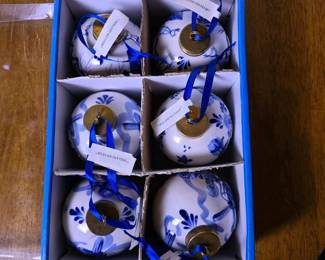 201 setof6handpainteddelftblueporcela