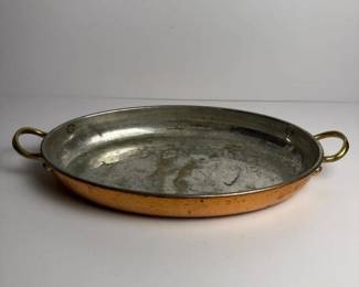 224 copperovalroastingpan