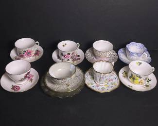 285 assortedvintageenglishbonechinatea