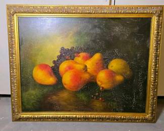 004 largeframedstilllifecraquelurefinis