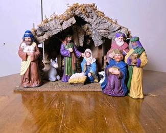 198 cannonfallsnativitysceneset8piece