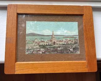 269 antiquehandmadewoodenframewithvinta