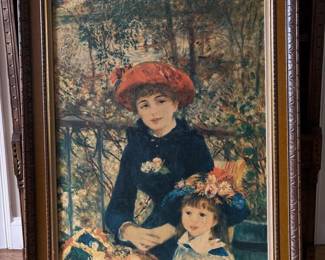 040 42x30framedreproductionprintrenoir