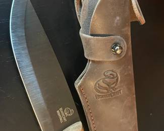 BeaverCraft "NIGHTFALL" Knife & Scabbards