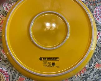 Beautiful, Gold,  "LE CREUSET" Dinnerware Set