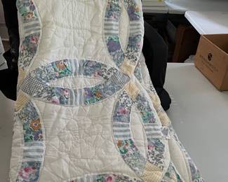 JC Penney Wedding Ring Quilt Comforter