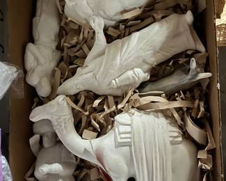 Ceramic Nativity set