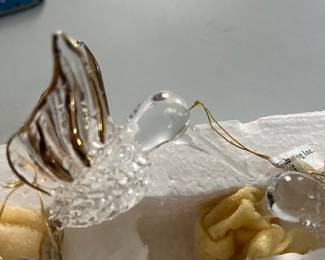 Glass Hummingbird Ornaments