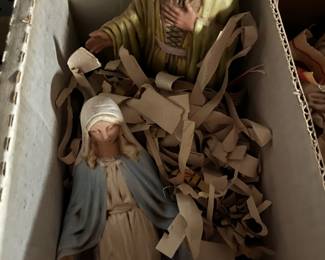 Ceramic Nativity set