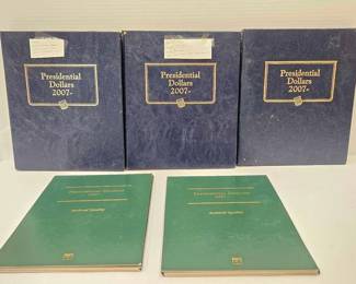 1648 US Presidents Coin Collection Folders