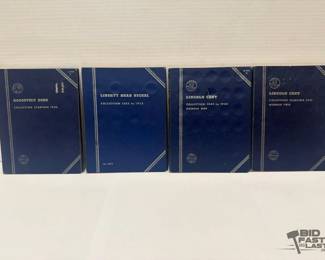 1613 4 US Coin Folders