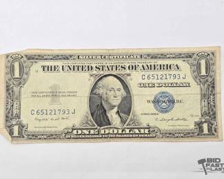 1504  1935 Silver Certificate Blue Seal