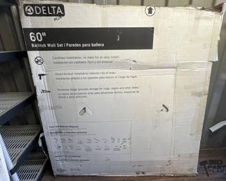 7602 Delta 60 Bathtub Wall Set