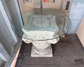 7000 Coffee Table with Glass Top