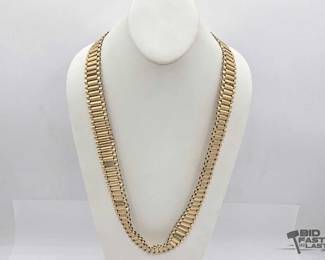 792 10kt Gold Necklace, 94.7g