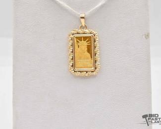 550  .9999 Gold with 14kt Casing 2.5g