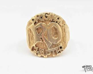 698 14kt Gold Ring 18.4g