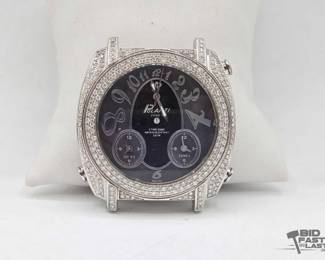 1104  Polanti Swiss 3TZ Watch with Diamonds