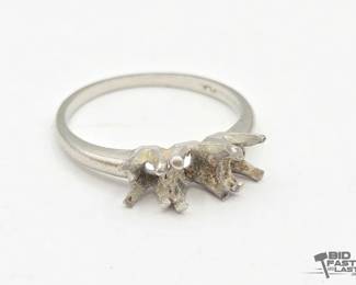 548  Platinum Ring no Stones 4.0g
