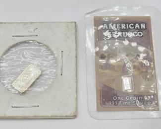 1250 .999 Silver 1gram 1grain
