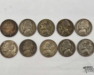 1602  1940s US Nickles