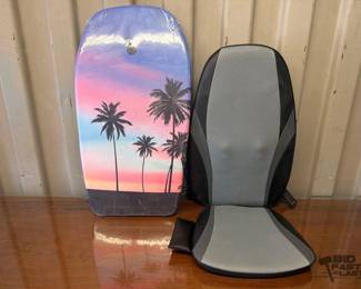7520 Snailax Shiatsu Massage Cushion and Boogie Board