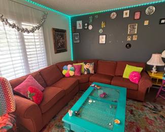 Beautiful rug and couch