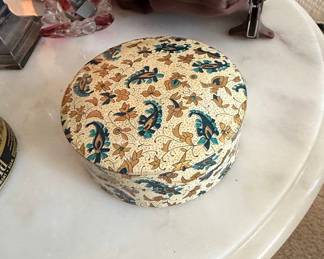 Alfred E. Knobler "Alcohol Proof" Paper Mache Coaster Set