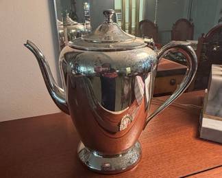 Silver Plated Teapot by FB Rogers