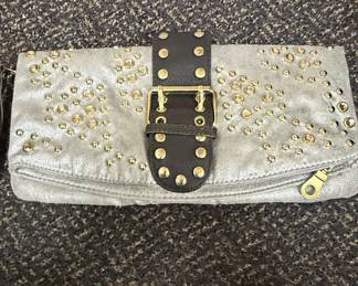 Betsey Johnson Studded Clutch Handbag