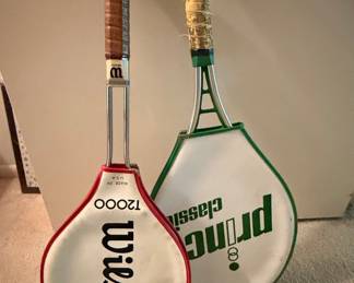 Wilson T2000 Tennis Racquet and Prince Classic Tennis Racquet