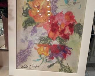 Floral Watercolor Painting by Hollis