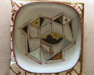 Philippe Lambercy Ceramic Decorative Plate