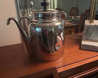 James Yates & Sons Silver Plated Coffee Pot