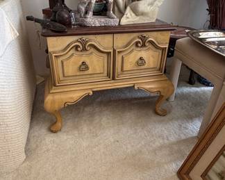 French Provincial Style Bombe Chest