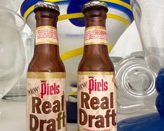 Piels Real Draft Premium Beer Bottles (Set of 2)
