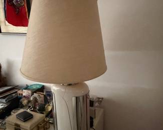 Mid-Century Modern Chrome Table Lamp by George Kovacs