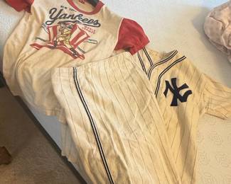 Vintage New York Yankees Baseball Jersey and Pants Set~ Youth Set