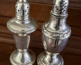 Sterling Silver Salt and Pepper Shakers