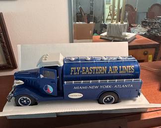 Marx Fly Eastern Air Lines Aviation Fuel Tanker Truck Bank