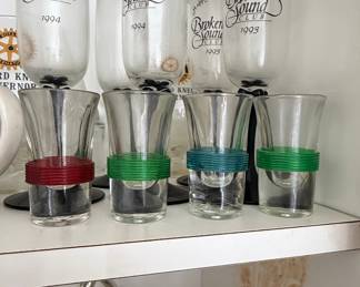 Broken Sound Club New Year's Eve Glasses and "Blade Runner" Style Shot Glasses