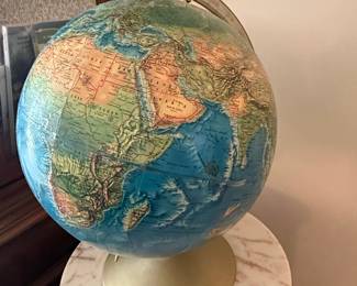 Vintage Rand McNally World Portrait Globe