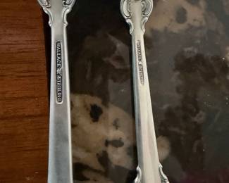 Wallace Sterling Silver Grande Baroque Serving Spoon and Fork