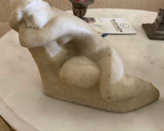 Vincent Glinsky "The Dreamer" Reclining Nude Sculpture