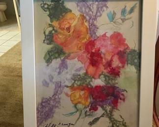 Floral Watercolor Painting by Hollie
